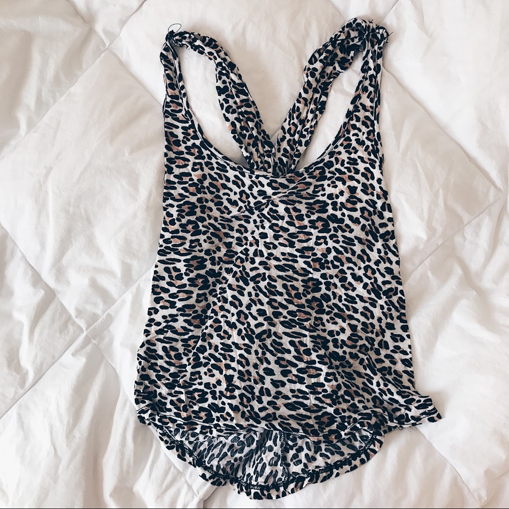 Cheetah tank top